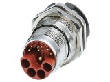 Conector M23 Soclu 13 PIN Crimpat IP67 Nichelat/Aurit