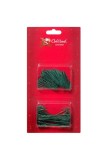 Set 150 c&acirc;rlige verzi pentru ornamente de Crăciun