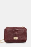 Answear Lab poseta de piele culoarea rosu