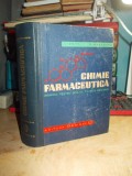 V. ZOTA - CHIMIE FARMACEUTICA , MANUAL SCOLI TEHNICE SANITARE , 1962