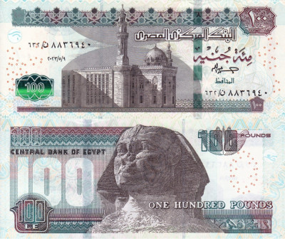 EGIPT 100 pounds 9 mai 2023 UNC!!! foto