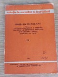 Normativ republican pentru folosirea rationala a energiei electrice la iluminatul artificial si in utilizari casnice 231