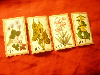 Serie RFG 1978 - FLORA , 4 valori , pliu la val. 70 foto