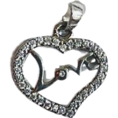 Pandantiv, jolie silver, argint 925, model inima love, 1.2 g, 1.5 x 1.5 cm foto