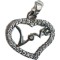Pandantiv, jolie silver, argint 925, model inima love, 1.2 g, 1.5 x 1.5 cm