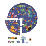 Zornaitoare cu inel de lemn Lebada, Moulin Roty