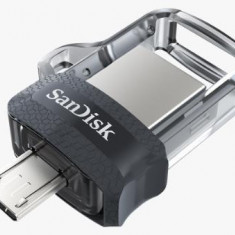Stick USB Sandisk Ultra Dual Drive, 16GB, USB 3.0 (Gri)