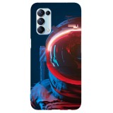 Husa compatibila cu Oppo A74 5G model The Astronaut, Silicon, TPU, Viceversa, Transparent, Carcasa