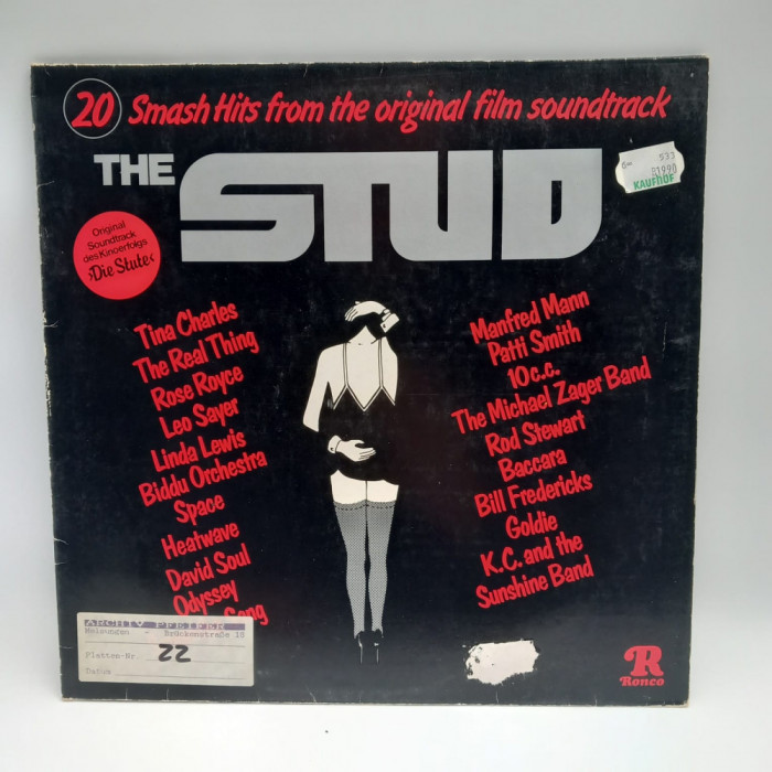 various THE STUD 1978 vinyl LP VG+ / VG+ disco soundtrack pop rock