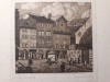 GRAVURA VECHE - SEMNATA GEORG JILOVSKY (1884-1958) -ARTIST EVREU FOARTE APRECIAT, Peisaje, Cerneala, Avangardism