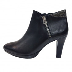 Botine dama, din piele naturala, marca Caprice, 9-25341-27-01-03, negru , marime: 37.5 foto