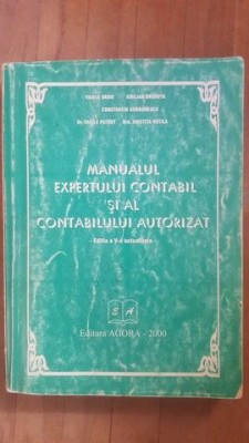 Manualul expertului contabil si al contabilului autorizat- Emilian Drehuta foto