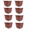 Set 8 Capsule Reincarcabile Compatibile Dolce Gusto, LRTM Maro - Refolosibile, Economice