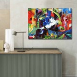 Cumpara ieftin Tablou Rainbow Palette 2 Multicolor 70x100x3 cm