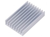 Radiator extrudat cu aripioare 50mm x 33mm x 10mm