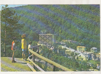 bnk cp Slanic Moldova - Vedere panoramica - circulata foto