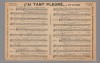 CPIB 23864 CARTE POSTALA - PARTITURA MUZICALA - &quot;J&#039;AI TANT PLEURE&quot;, NECIRCULATA, PARIS, Printata