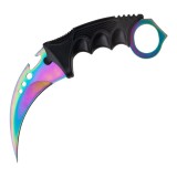 Cumpara ieftin Cutit de vanatoare DEPOX&reg;, Fade Break, 19 cm, otel, multicolor