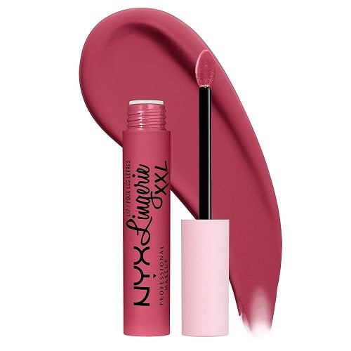 Ruj Lichid Mat, NYX Professional Makeup, Lip Lingerie XXL, 15 Push&#039;d Up,, 4 ml