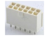 Conector cablu-placă tată 12 pini Mini-Fit Jr, 13A