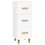 Cumpara ieftin Servanta, alb, 34,5x34x90 cm, lemn compozit