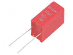 Condensator poliester 10uF 30VAC 50VDC 5mm ?5% -55?100?C foto