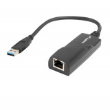 Cumpara ieftin Adaptor LAN USB 3.0 , Lanberg 41870, Gigabit Ethernet