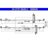Cablu frana mana Ford Focus (Daw, Dbw), Ate 24372706492, parte montare : Spate