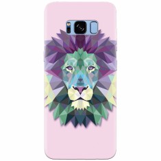 Husa silicon pentru Samsung S8 Plus, Polygon Lion