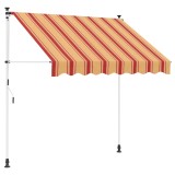 vidaXL Copertină retractabilă manuală Multicolour 100 x 115 x 300 cm 42037058