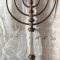 Vechi Menorah mare 60 x 33 cm Sfeșnic iudaica