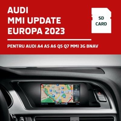 AUDI UPDATE NAVIGATIE MMI 3G BASIC EUROPA 2023 AUDI A4 A5 A6 Q5 Q7 foto