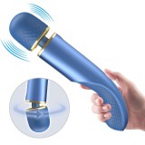 Cumpara ieftin Vibrator Bagheta Colorful Massager, Albastru, 24 cm, Pretty Love