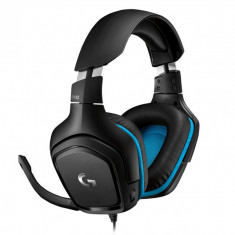 CASTI Logitech, "G432", cu fir, gaming, utilizare multimedia, microfon pe brat,