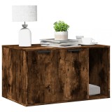 VidaXL Cutie litieră pisici stejar fumuriu 80x50x45 cm lemn prelucrat