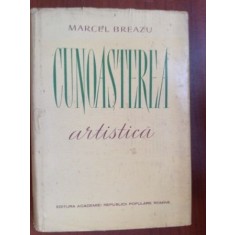 Cunoasterea artistica- Marcel Breazu