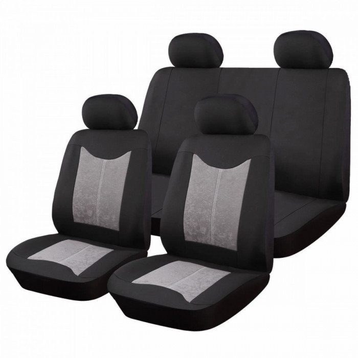 Huse scaune auto Sueden-Polyester, pentru bancheta rabatabila, 9 buc
