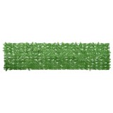 Cumpara ieftin Paravan de balcon, frunze verzi, 300x75 cm