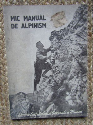 MIC MANUAL DE ALPINISM , 1950 foto