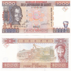 Guineea 1000 Francs 1998 UNC