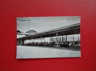 CARTE POSTALA - RPR - CONSTANTA - GARA foto