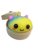 Jucarie antistres Squishy Bun Unicorn Edition cu recipient 8 cm