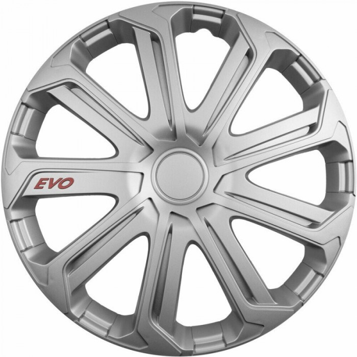 Set capace roti auto Cridem Evo 4buc - Argintiu - 15&#039;&#039; CRI1596S