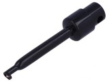 Clips de măsurare negru cu c&acirc;rlig 3A 60VDC ABS