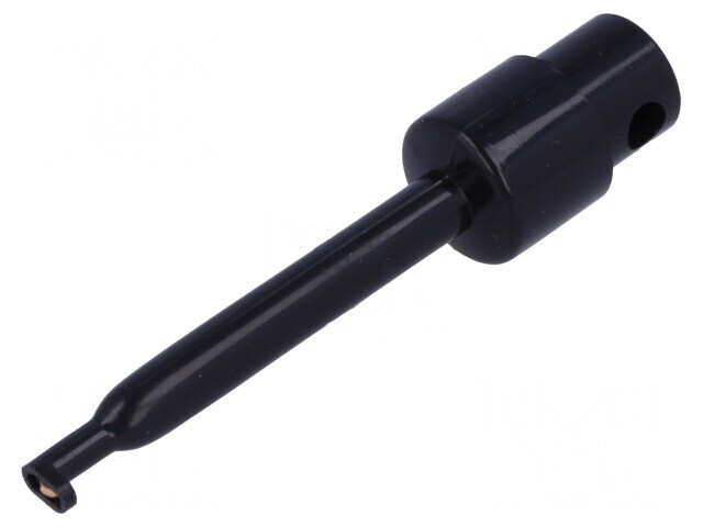 Clips de măsurare negru cu c&acirc;rlig 3A 60VDC ABS