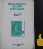 Fundamentele gandirii economice Gheorghe Popescu