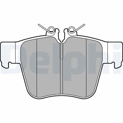 DELPHI LP3277 set placute frana,frana disc foto