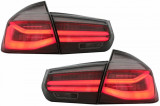 Stopuri LED M Look Black Line compatibil cu BMW Seria 3 F30 (2011-2019) LCI Design cu Semnal Dinamic Secvential TLBMF30RS