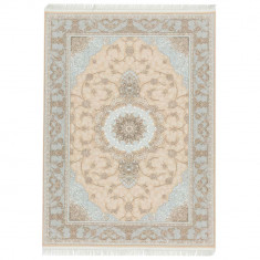 200x300 cm Covor Persan Premium, 70% Polipropilenă și 30% Polyester, Design Traditional, Bej, Densitate 3000 gr/m2