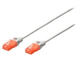 Patch Cord UTP Cat6 Alb 1m, Digitus